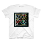 ikubohのナスカの地上絵「オウム」インスパイア01 Regular Fit T-Shirt