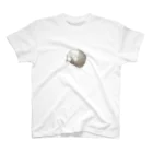 mimarnの白猫みぃちゃんのニャンモナイトTシャツ スタンダードTシャツ
