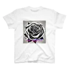 vieのBLACK_rose Regular Fit T-Shirt