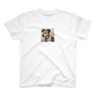 まさのお店の凛々しい犬 スタンダードTシャツ