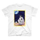 Kasabrankaの惑星を見る猿の親子 スタンダードTシャツ