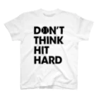 ゆっくりテニスチャンネルのD’ONT THINK HIT HARD スタンダードTシャツ