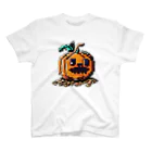 朱音琴音のドット絵のハロウィンかぼちゃのおばけ Regular Fit T-Shirt