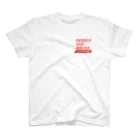 MO'MartのDESTROY AND REBUILD T-SHIRT (RED) スタンダードTシャツ