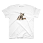 保護猫しじみの仕事しない保護猫しじみ Regular Fit T-Shirt