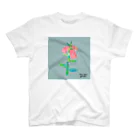 【全盲の絵描き】オバケのタムタムのホタルブクロ スタンダードTシャツ