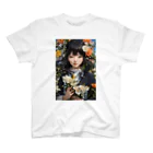 P.R.M SHOPの可愛いらしい女の子のTシャツ Regular Fit T-Shirt