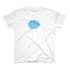 kaka_shopのsomething NEW ぷっくり　文字　ブルー スタンダードTシャツ