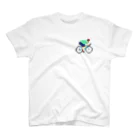 のりものドット絵Tシャツのride!!ワンポイント（ターコイズ） Regular Fit T-Shirt