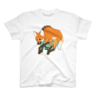 wataame_133の【イヌ科】タテガミオオカミ【野生動物】 スタンダードTシャツ