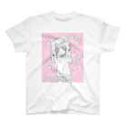 ライカのお店屋さんのKAWAII女の子（桃色） スタンダードTシャツ