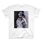 PALA's SHOP　cool、シュール、古風、和風、のMarilynMonroe　&　CAT スタンダードTシャツ