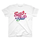 SexyJeepのセクシージープWスター　ピンク スタンダードTシャツ