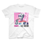 おもちショップの一服ロボットさん スタンダードTシャツ