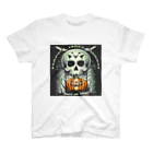 Ａ’ｚｗｏｒｋＳのハッピーハロウィン　ドクロとランタン スタンダードTシャツ