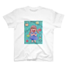 アクリル絵のfuのen-nichi リンゴアメ スタンダードTシャツ