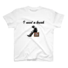 YorozuyaのI need a break（休憩が必要）Tシャツ（イラスト入り） Regular Fit T-Shirt