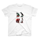 赤白 緑・アカシロ ミドリの【孤独を愛する４人】スケート編（フィギュアスケート） Regular Fit T-Shirt