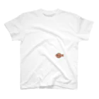 ハミハミチョッピー🦀👓の真面目なヒラメ。【カクレヒラヒラ】 スタンダードTシャツ