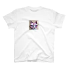 Kitabaの折り紙アニマル・ワシ猫ですねん！ スタンダードTシャツ