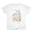 天乃鯱のふわふわウサギのケーキ5 スタンダードTシャツ