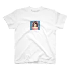 KSK SHOPの可愛い美少女イラスト Regular Fit T-Shirt