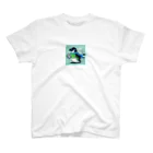 Innovat-Leapのペンギンがサッカーのゴールキーパー スタンダードTシャツ