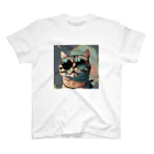 HOP POP のサングラスをかけた猫 Regular Fit T-Shirt