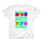 pasonkoのニコニコ花 Regular Fit T-Shirt