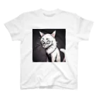 ラッキーマウンテンのWhite CAT スタンダードTシャツ