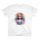 奏桃服店のカラフルメロディ Regular Fit T-Shirt
