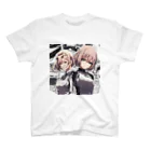 もふもふの美少女の宇宙を探検隊 Regular Fit T-Shirt