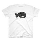 親戚一同ショップの猫ちゃん(ハチワレ) スタンダードTシャツ