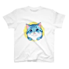 こひさま ショップ - 陽だまりの笑顔のねこのふわふわ スタンダードTシャツ