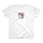 unicorn_dreamsのつぶらなユニちゃん スタンダードTシャツ