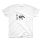 LAZY-LAZY 【公式】のI HAVE NO IDEA WHAT I'M DOING Regular Fit T-Shirt
