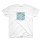 うみーの一面のハムスター(青) スタンダードTシャツ