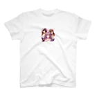 KSK SHOPのかわいいアイドルグループ美少女 Regular Fit T-Shirt