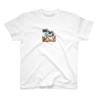 Everyday Elegance Goodsのブルドッグの日常3 Regular Fit T-Shirt