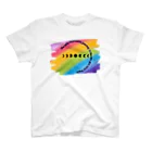  MIRACLE MOONの満ち欠ける月rainbow スタンダードTシャツ