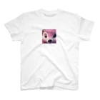 yukikinoのかわいいハリネズミさんの顔 スタンダードTシャツ