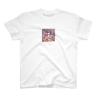 hamusutaroの紫女の子 Regular Fit T-Shirt