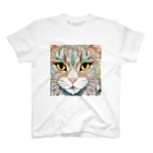 オヤジの挑戦 ʓ Խʓ Խの猫の魅力 スタンダードTシャツ