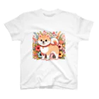 uyuyoshieの可愛い柴犬 スタンダードTシャツ