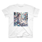 AIと愛とARTのSHOPの魚と少女 スタンダードTシャツ