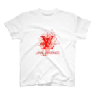 the RULER japanのラブバイオレンス スタンダードTシャツ