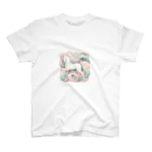 U8man〜ゆーはちまん〜のパステルカラーのユニコーン スタンダードTシャツ