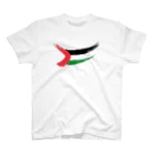 松や SUZURI店のPALESTINE FLAG Regular Fit T-Shirt