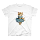 ハッピー・ディライト・ストアのバレリーナの子猫 スタンダードTシャツ