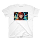 RONBOのパーカーを着た赤毛の女の子 スタンダードTシャツ